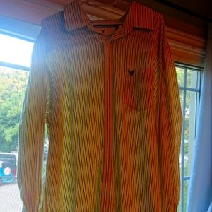 American Eagle XXL long sleeve yellow dress shirt
